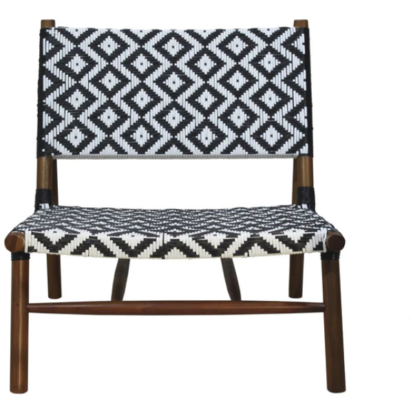Sillón Ratan Chi-4 Rattan Sintetico Sillon Madera Teca - Imagen 2
