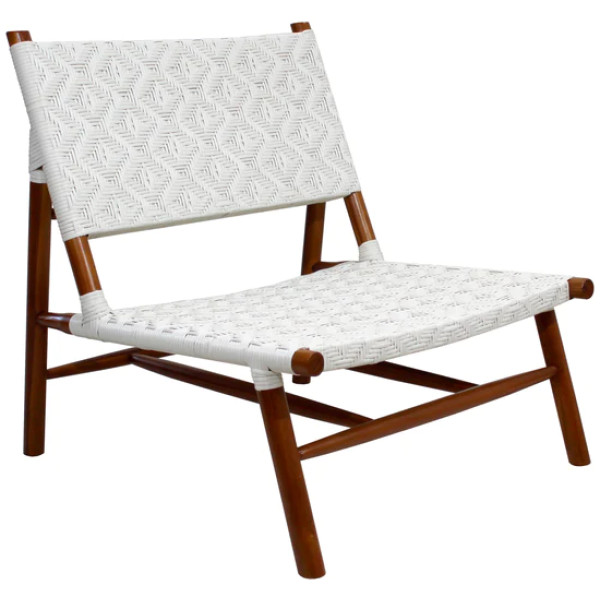 Sillón Ratan Chi-4 Rattan Sintetico Sillon Madera Teca - Imagen 5