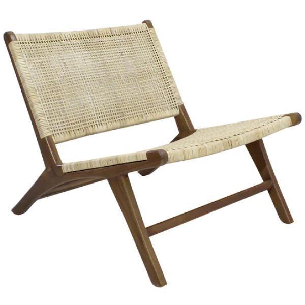 Sillón Ratan Chi-5 Rattan Natural Sillon Teca