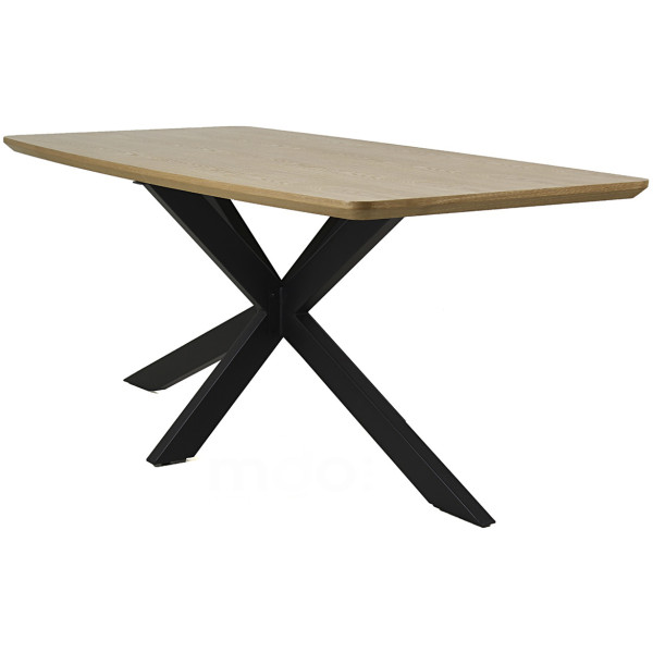 Mesa de Comedor Base metal X rectangular 160 Oxford moderna - Imagen 3