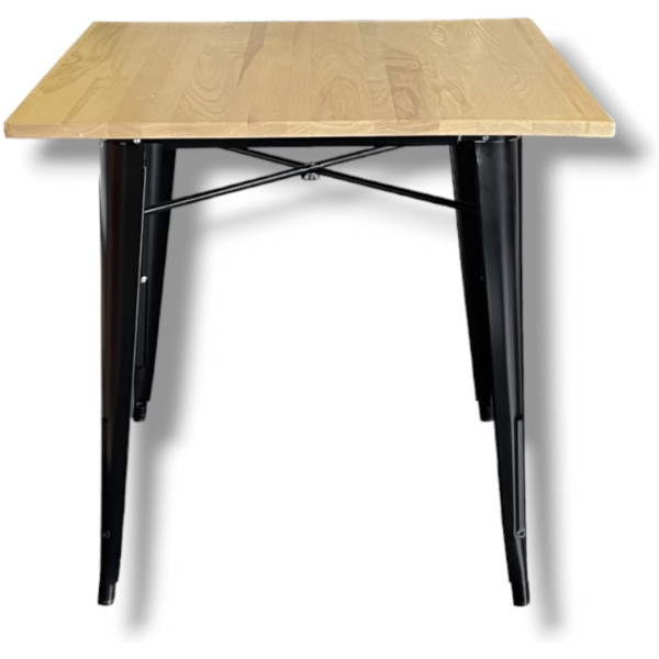 Mesa Tolix Tono Natural Metal y Madera - Imagen 2