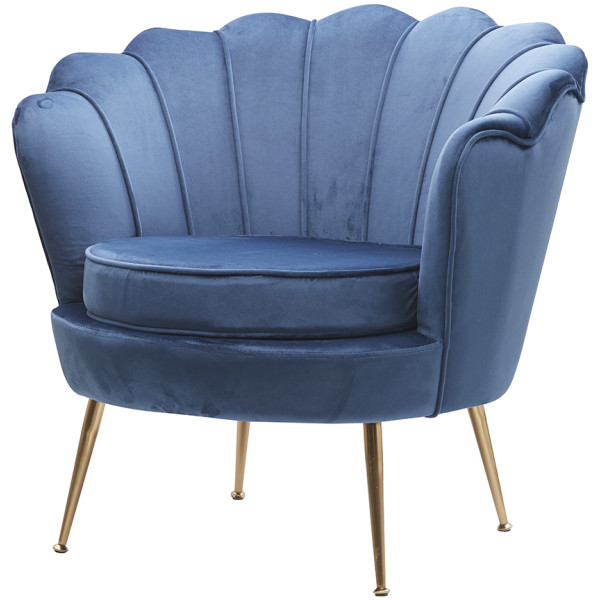 Silla Sillon Ocasional Houston Terciopelo Pata Dorada Velvet - Imagen 7