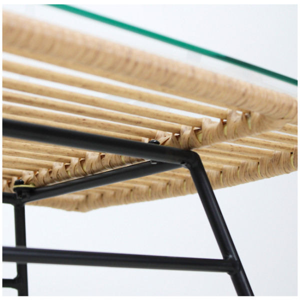 Mesa de Centro Exterior Rattan Toby Ratan - Imagen 4