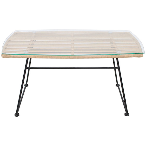 Mesa de Centro Exterior Rattan Toby Ratan - Imagen 2