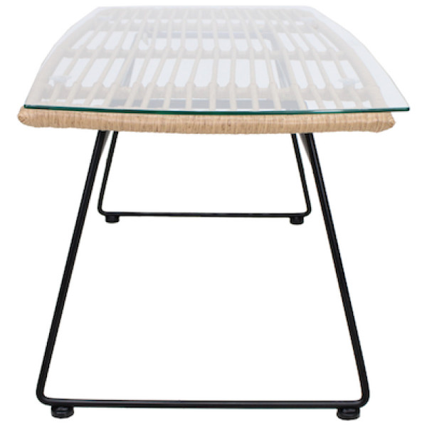 Mesa de Centro Exterior Rattan Toby Ratan - Imagen 3