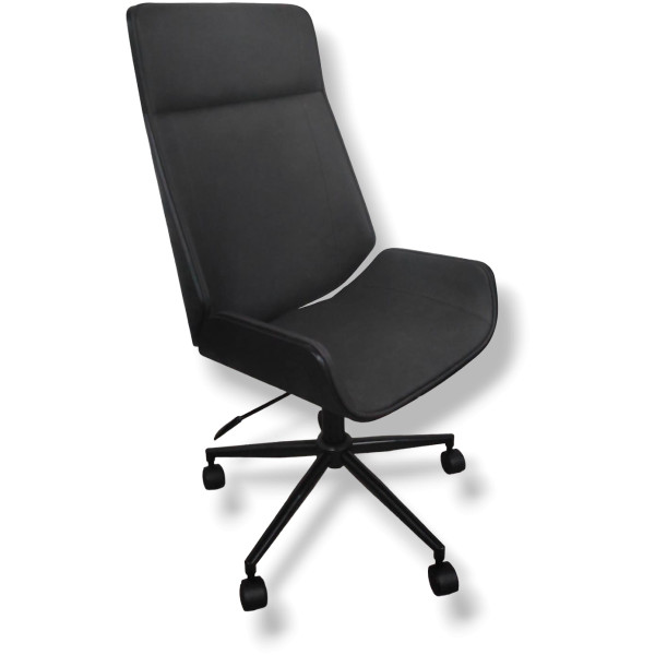 Silla Ejecutiva Tokio Chapa Nogal Negro & Piel PU