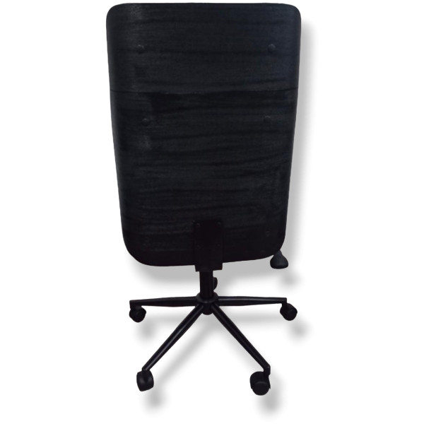 Silla Ejecutiva Tokio Chapa Nogal Negro & Piel PU - Imagen 6