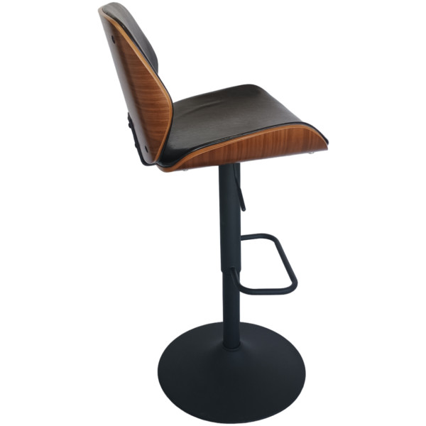 Banco Eva-B2 Madera Piel Texturizada Base Negra - Imagen 4