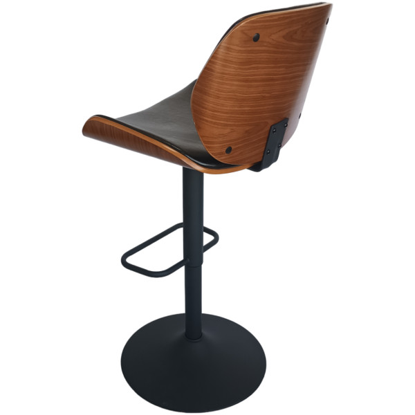 Banco Eva-B2 Madera Piel Texturizada Base Negra - Imagen 7