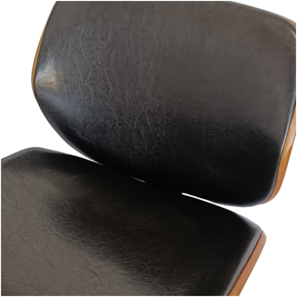 Banco Eva-B2 Madera Piel Texturizada Base Negra - Imagen 10