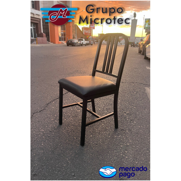 Silla Navy 111 Replica Metal Asiento Acojinado Color A Gusto - Imagen 7