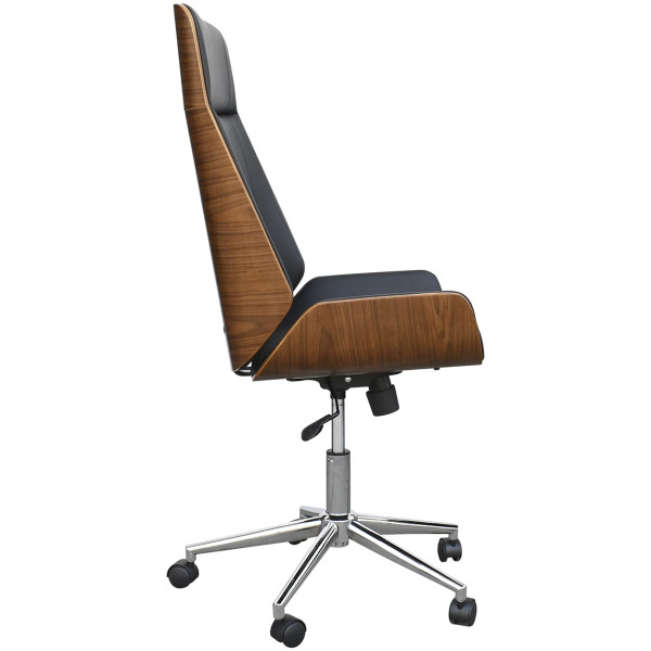 Silla Ejecutiva Tokio-N Chapa Nogal  & Piel PU - Imagen 5