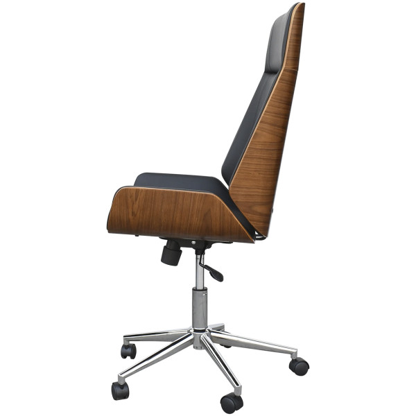Silla Ejecutiva Tokio-N Chapa Nogal  & Piel PU - Imagen 7