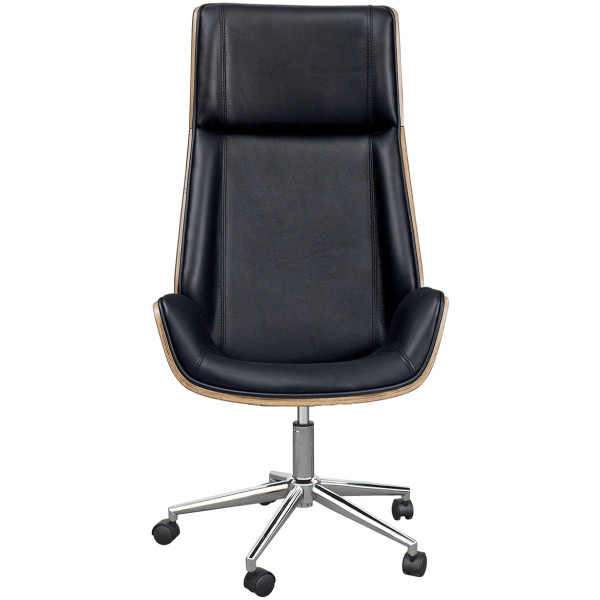 Silla Ejecutiva Tokio-N Chapa Nogal  & Piel PU - Imagen 3