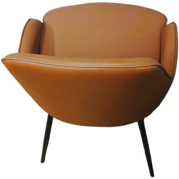 Silla Hamburgo Piel Pu Cafe pata metal - Imagen 6