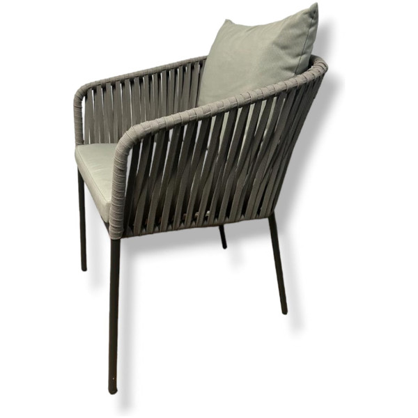 Silla Exterior Cancun  Nylon plano con 2 cojines Importado - Imagen 4