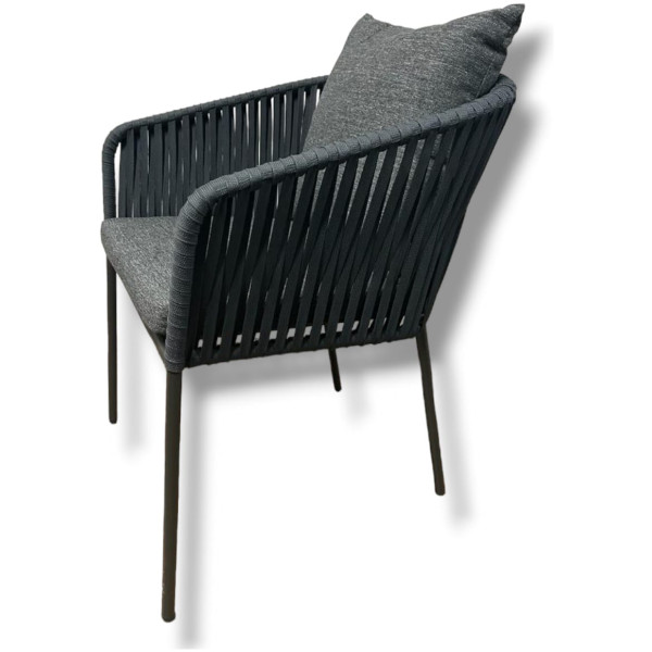 Silla Exterior Cancun  Nylon plano con 2 cojines Importado