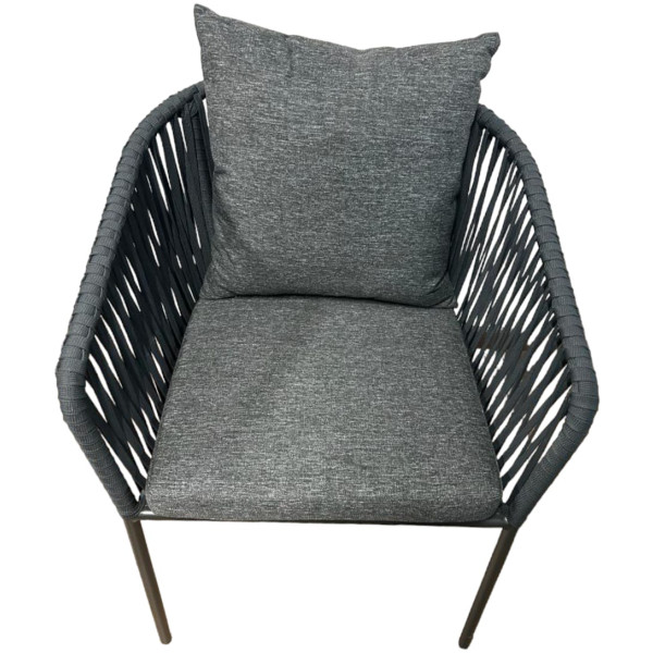 Silla Exterior Cancun  Nylon plano con 2 cojines Importado - Imagen 8