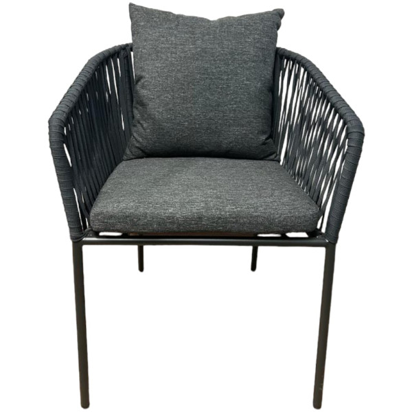 Silla Exterior Cancun  Nylon plano con 2 cojines Importado - Imagen 9
