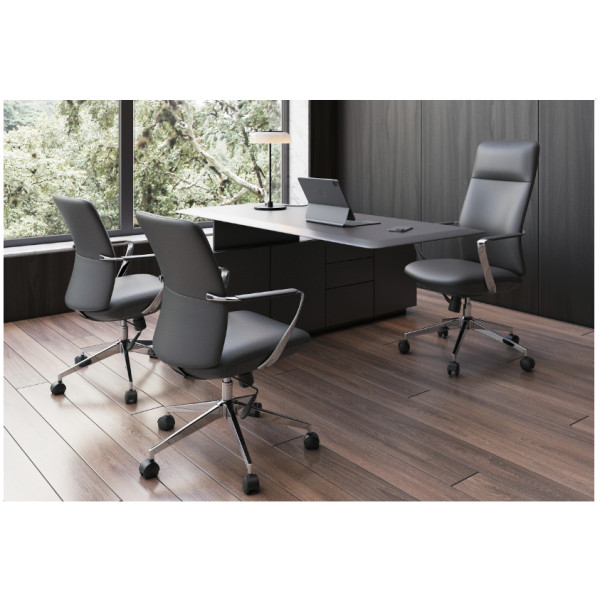 Silla Semi Ejecutiva Fenix OHE-163 Negro - Imagen 5