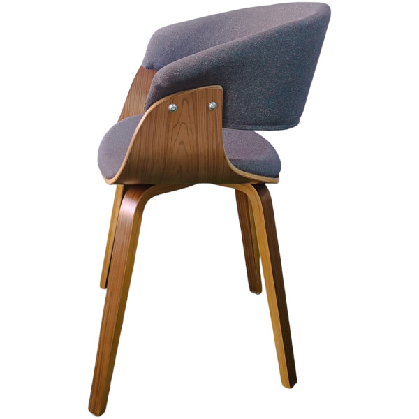 Silla mn1-t  Tela Gris Obscuro - Imagen 3