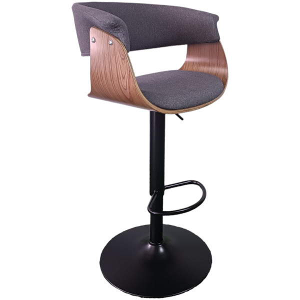 Banco mn1-t  Tela Gris Base Negro - Imagen 6