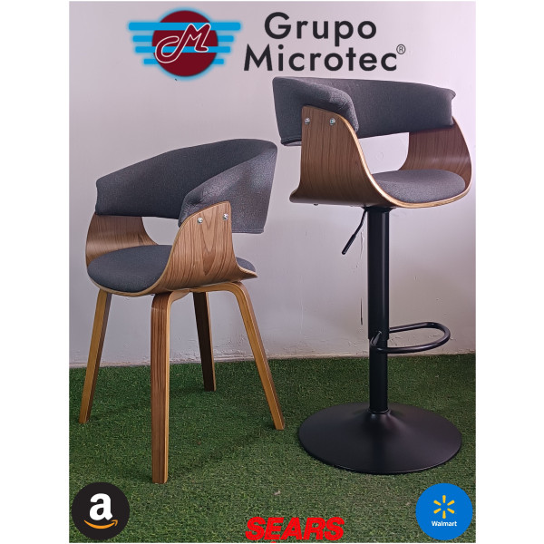 Silla mn1-t  Tela Gris Obscuro - Imagen 11