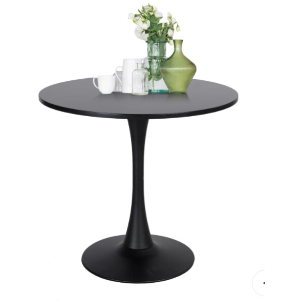 Mesa Tulip Negra MDF 80cm - Imagen 3