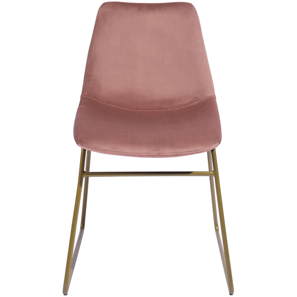 Silla Stz Rosa Pata Dorada Set de 2 - Imagen 7