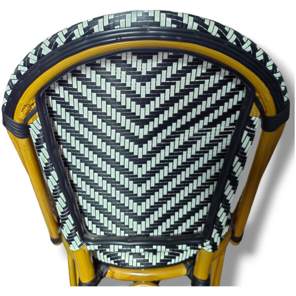 Silla Rattan French Eco Ratan Estilo Bistro Frances Metal Francesa - Imagen 8
