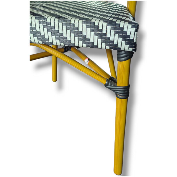 Silla Rattan French Eco Ratan Estilo Bistro Frances Metal Francesa - Imagen 6