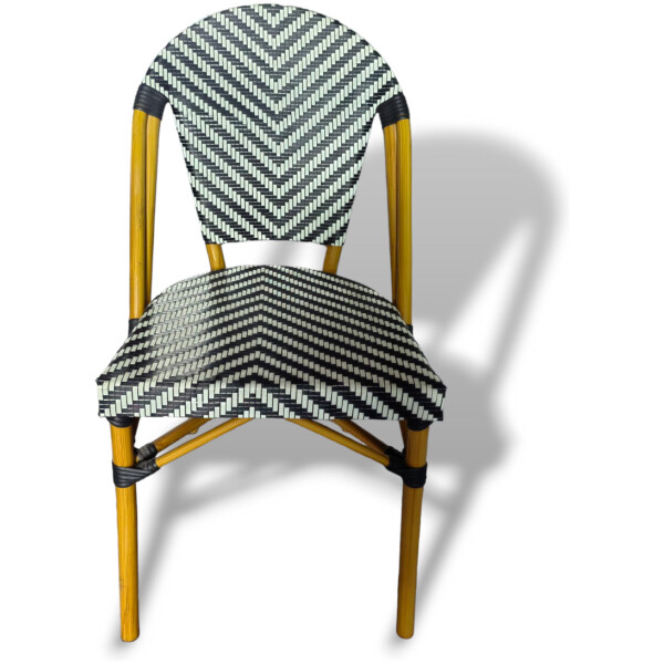 Silla Rattan French Eco Ratan Estilo Bistro Frances Metal Francesa - Imagen 5