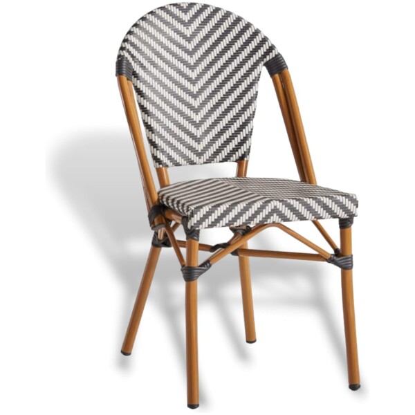 Silla Rattan French Eco Ratan Estilo Bistro Frances Metal Francesa