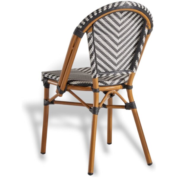 Silla Rattan French Eco Ratan Estilo Bistro Frances Metal Francesa - Imagen 2