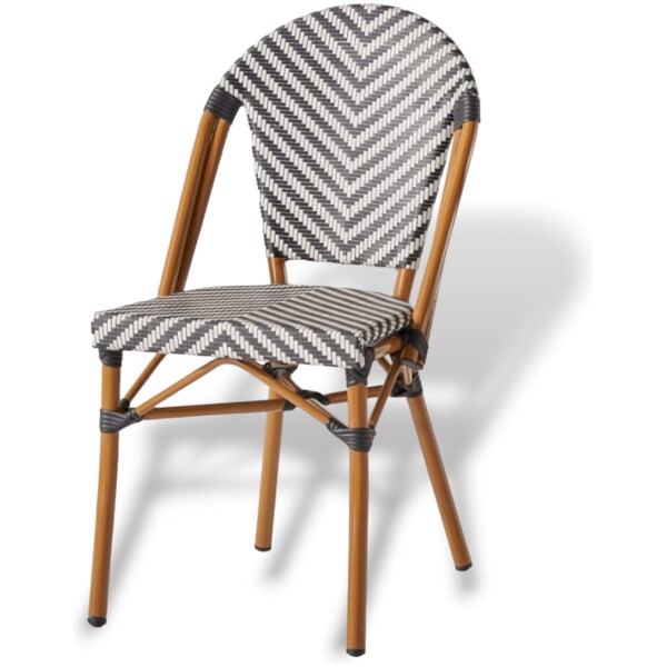 Silla Rattan French Eco Ratan Estilo Bistro Frances Metal Francesa - Imagen 3