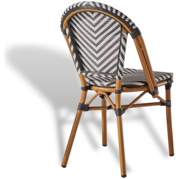 Silla Rattan French Eco Ratan Estilo Bistro Frances Metal Francesa - Imagen 4