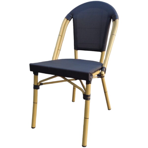 Silla Rattan French Eco Mesh Ratan Estilo Bistro Frances Metal Francesa - Imagen 3
