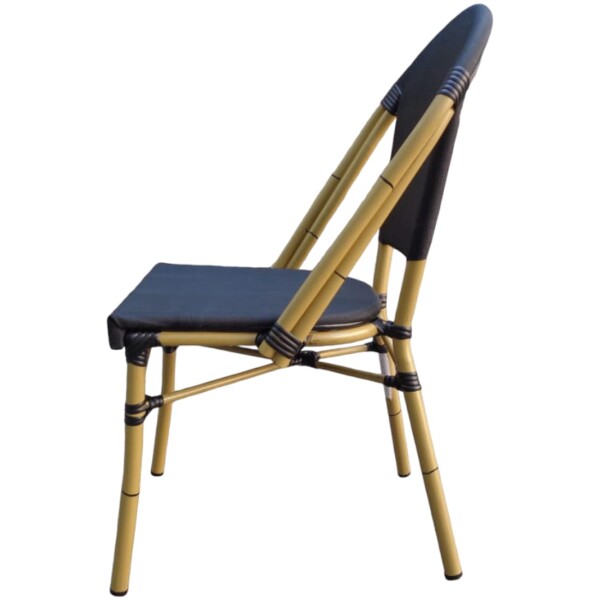 Silla Rattan French Eco Mesh Ratan Estilo Bistro Frances Metal Francesa - Imagen 4