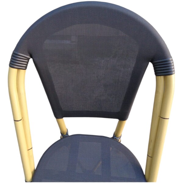 Silla Rattan French Eco Mesh Ratan Estilo Bistro Frances Metal Francesa - Imagen 7