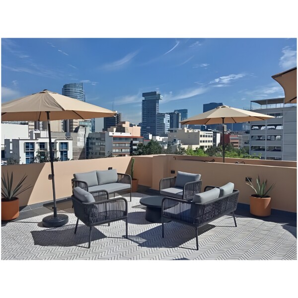 Sala de Exterior Loreto recubrimiento UV y salinizacion sillones - Imagen 2