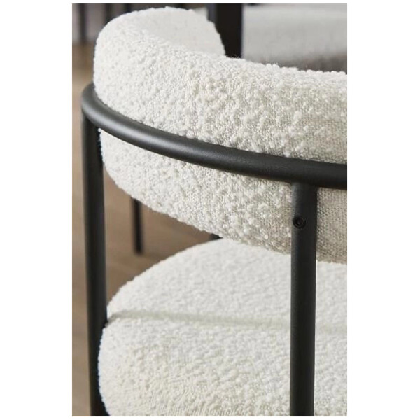 Silla Bounce Blanca tela tipo borrega - Imagen 6