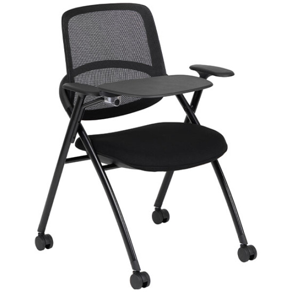 Silla Track Negra Base Rodajas - Imagen 5