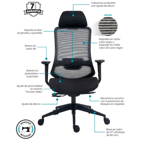 Silla Ejecutiva AC-30 NN - Imagen 6
