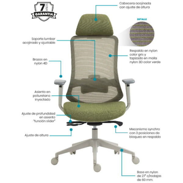 Silla Ejecutiva AC-30 GV - Imagen 5