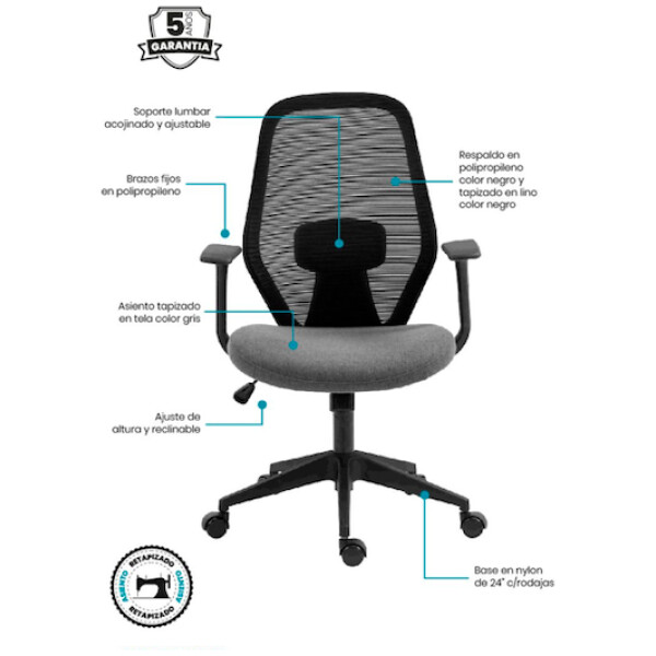 Silla Semi Ejecutiva AC-20 NN - Imagen 6