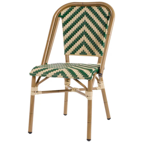 Silla Rattan French Cube Ratan Estilo Bistro Frances Metal Francesa - Imagen 6