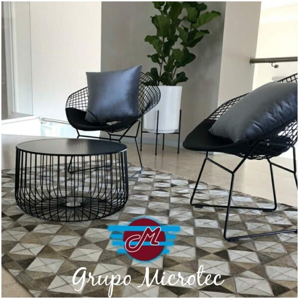 Silla Bertoia Diamond Rep negra - Imagen 4