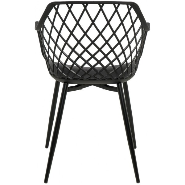 Silla Backer CB PP polipropileno pata de metal exterior o interior - Imagen 8