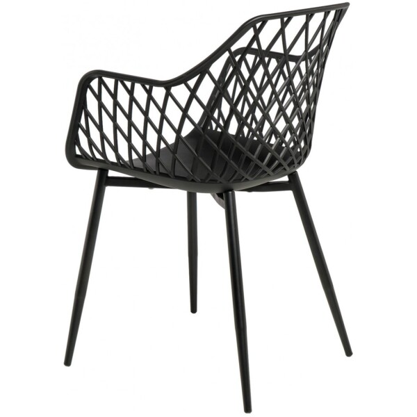 Silla Backer CB PP polipropileno pata de metal exterior o interior - Imagen 7