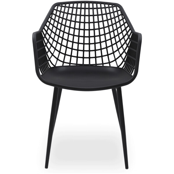 Silla Backer CB PP polipropileno pata de metal exterior o interior - Imagen 5